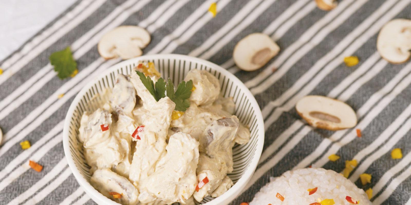Putengeschnetzeltes mit Champignons