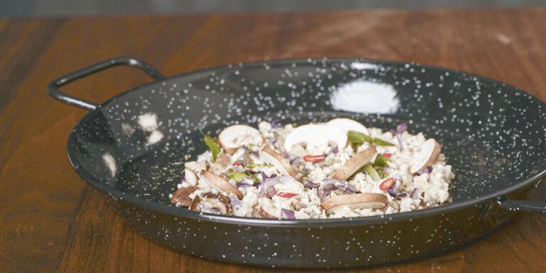 Blumenkohl-Risotto als Low-Carb-Alternative